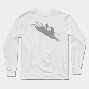 Rider and the Galloping Horse Long Sleeve T-Shirt